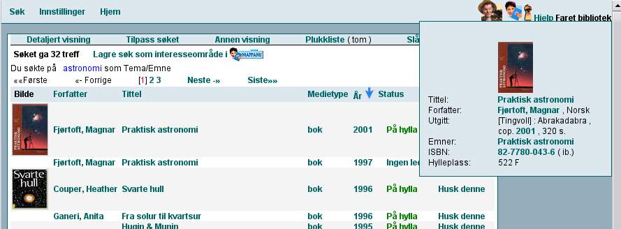 Bilde -
		  Forh�ndsvisning i trefflista.