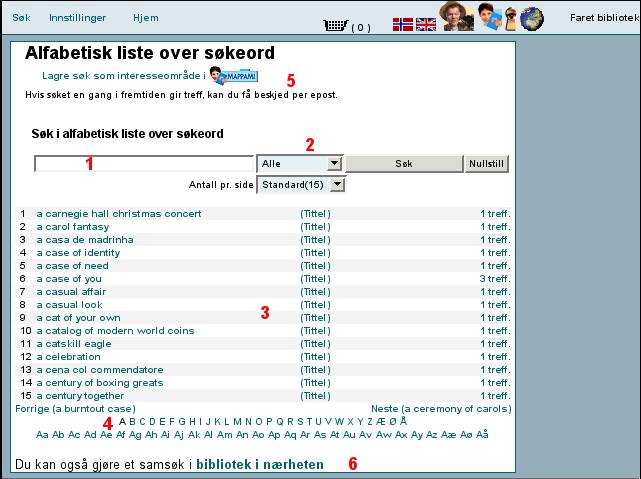 Bilde - Alfabetisk s�k